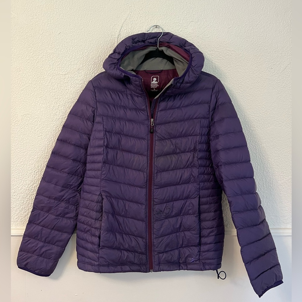 Women’s size large purple down jacket